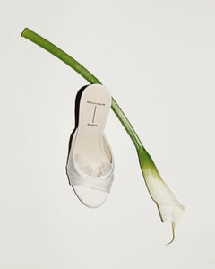 Lacey 65 in White Satin
