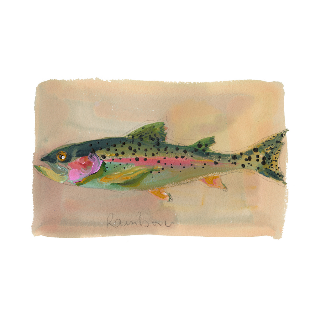 inslee watercolor art print fish