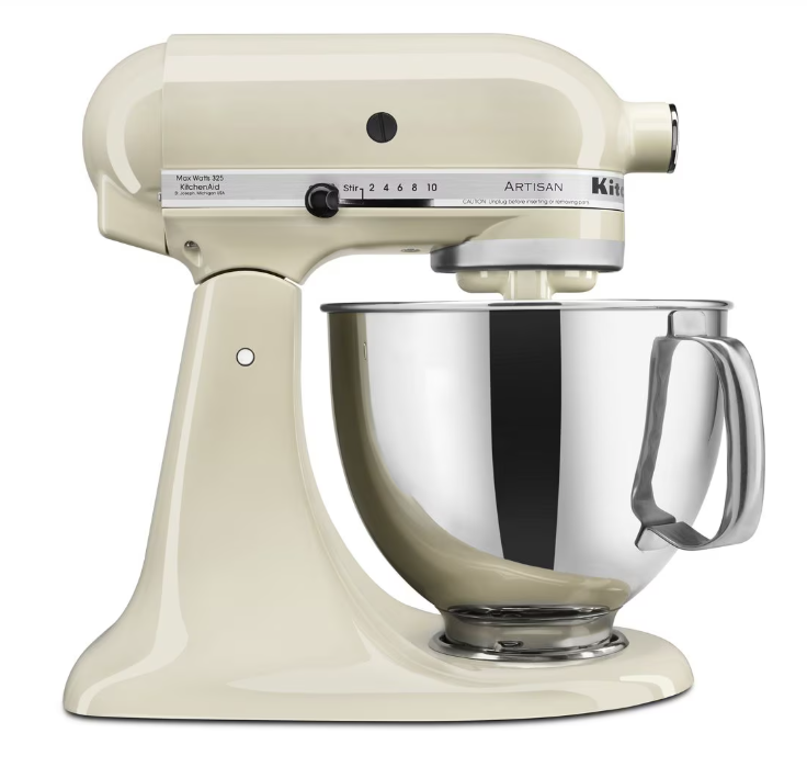 Artisan® Series 5 Quart Tilt-Head Stand Mixer - Almond Cream