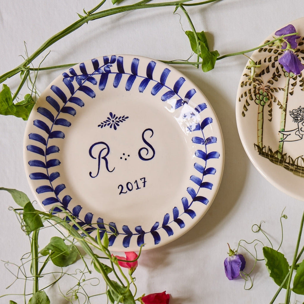 Personalized Monogram Plate