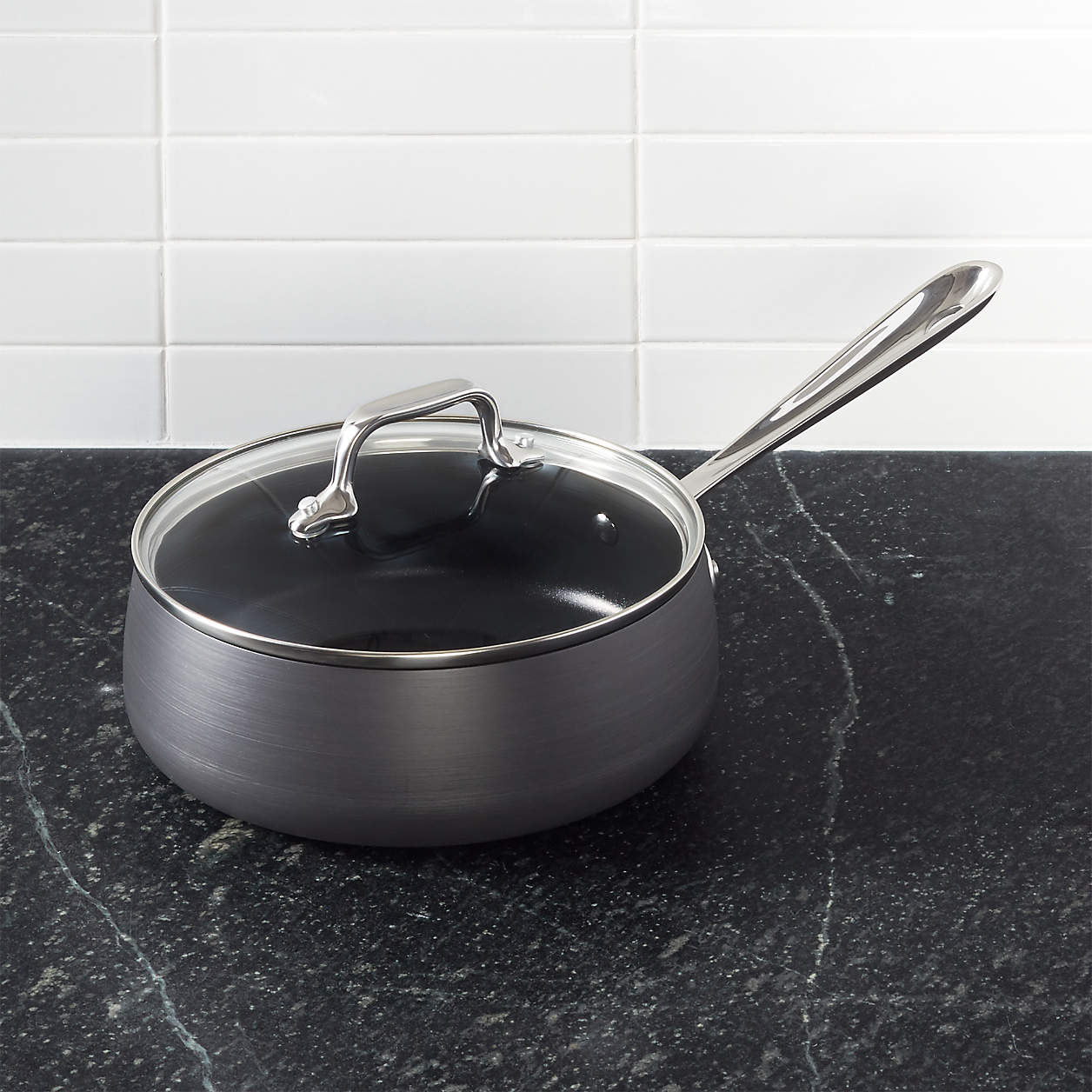 All-Clad HA1 Hard-Anodized Non-Stick 2.5-Qt. Saucepan with Lid
