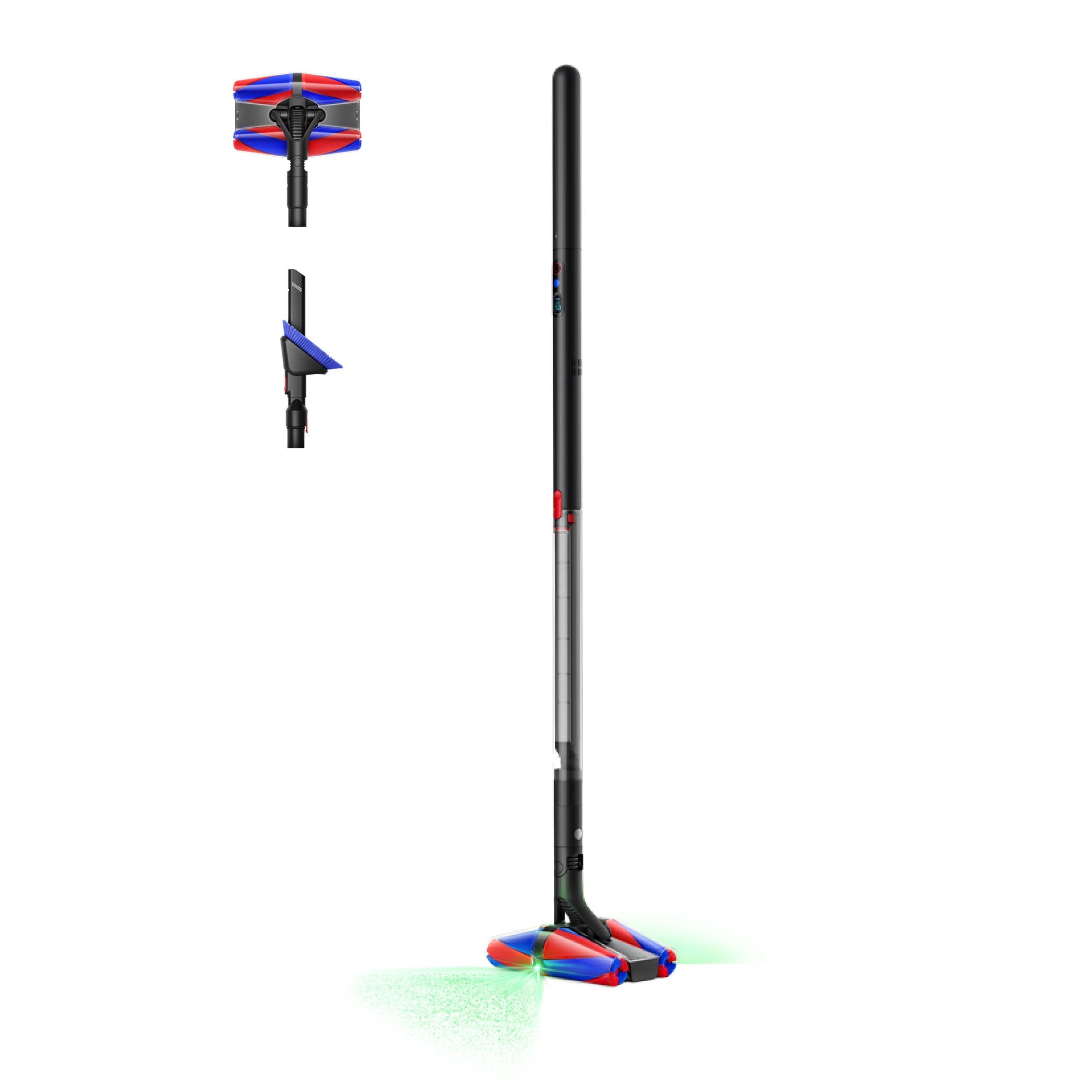 PencilVac Fluffycones Cordless Vacuum in Black/Blue