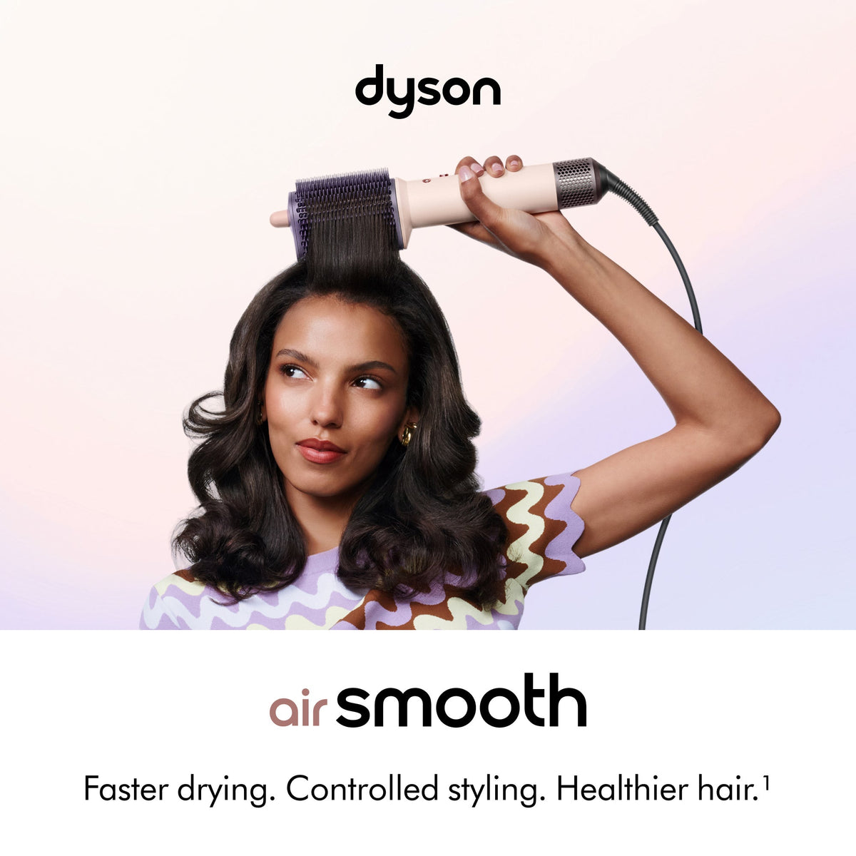 Dyson Airsmooth Styling Brush Ceramic in Pink/Rose Gold