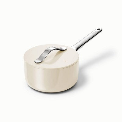Caraway Mini Sauce Pan (Color: Cream)