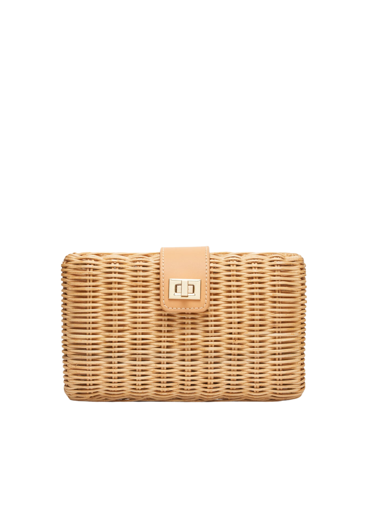 Rattan clutch bag sales
