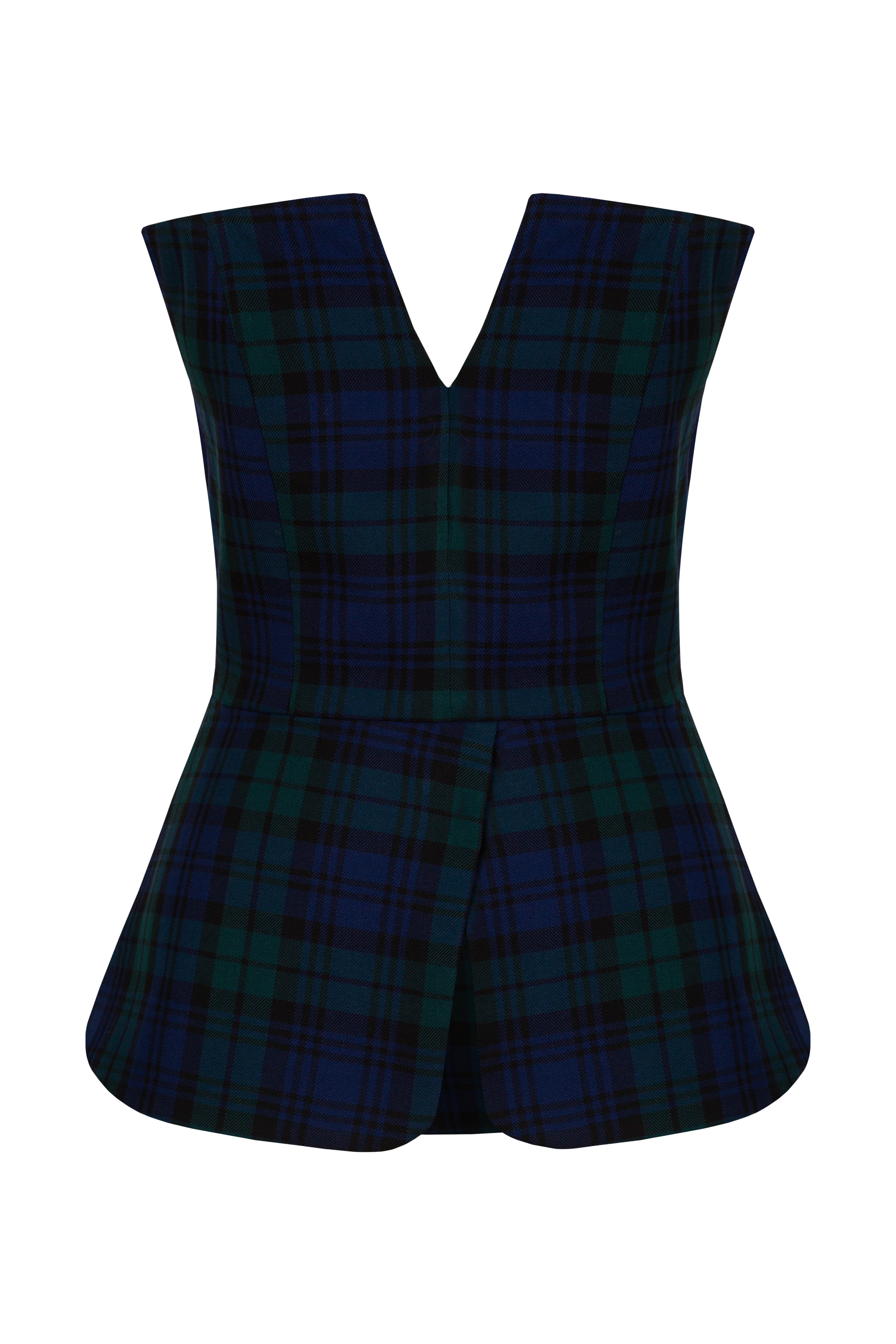 Holiday Aria Set in Navy & Green