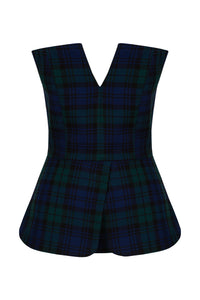 Holiday Aria Set in Navy & Green