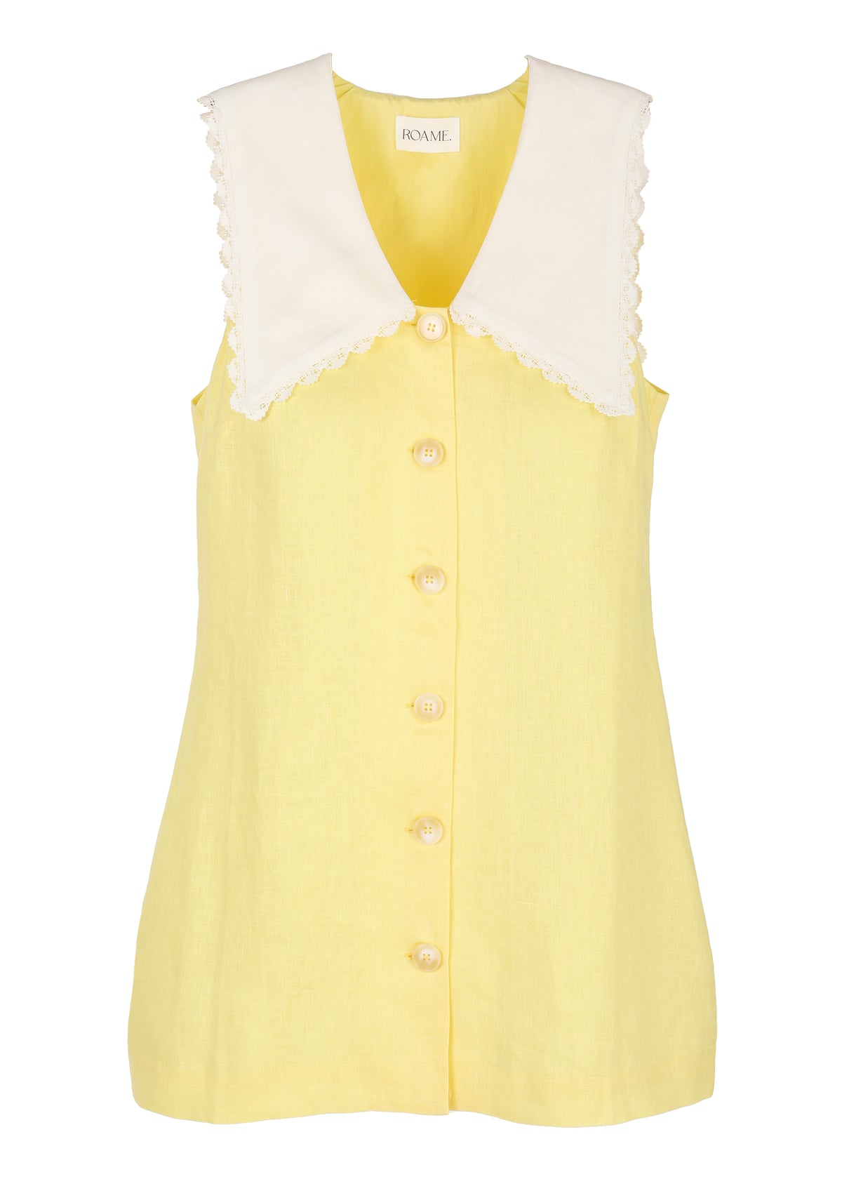 Valentina Mini Dress in Limoncello