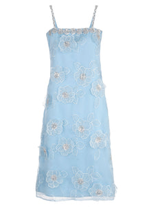 Gardenia Midi In Cornflower Blue
