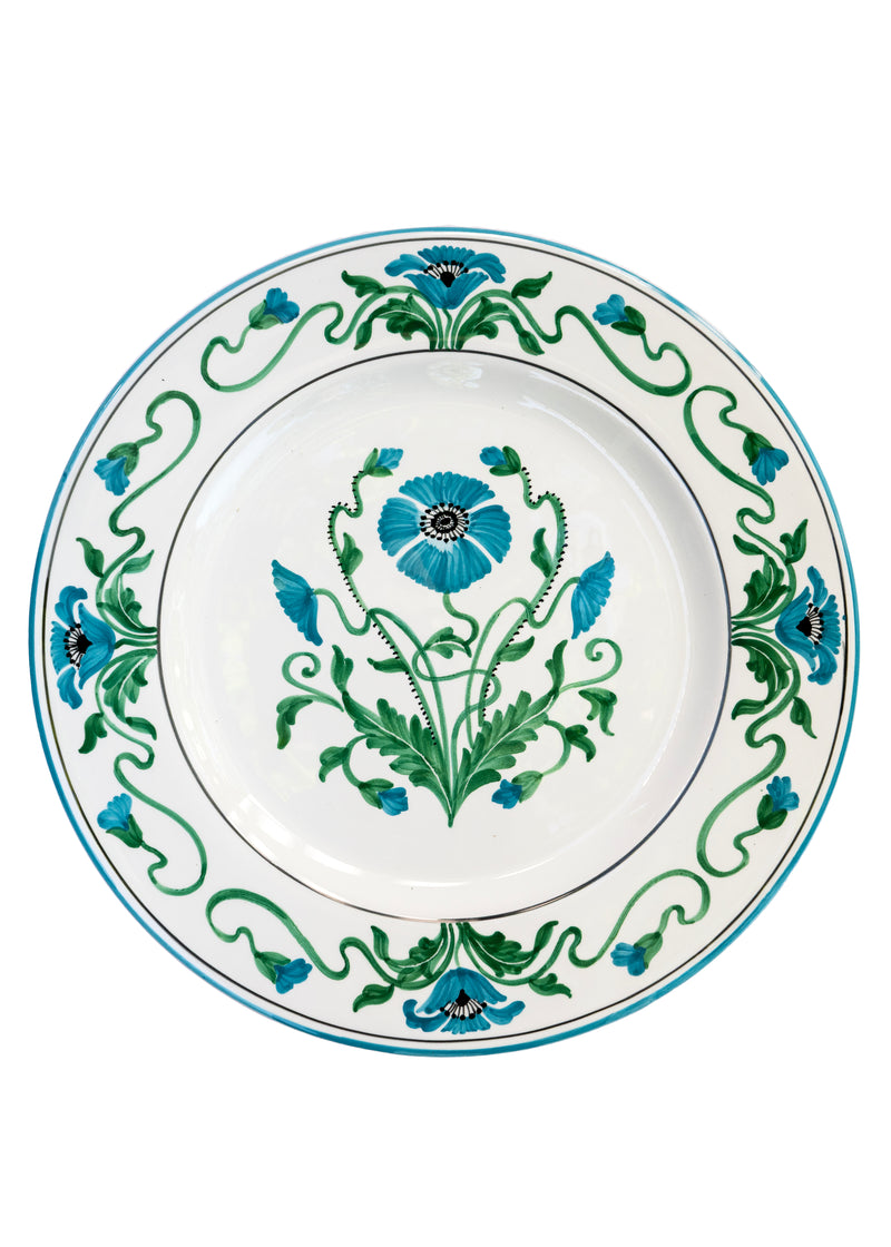 Papavero Dinner Plate in Arcadian Floral