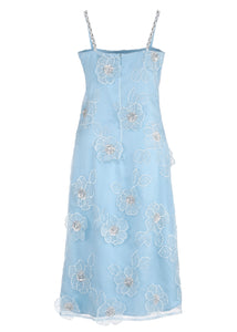Gardenia Midi In Cornflower Blue