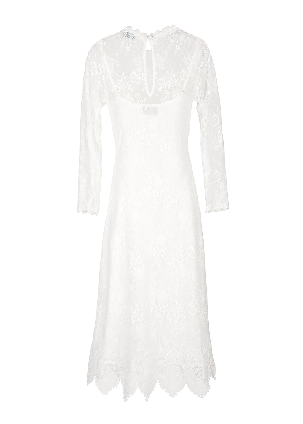 Lumiere Midi Dress in White