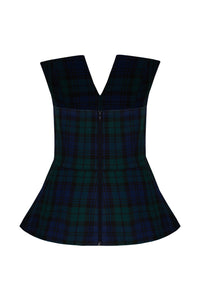 Holiday Aria Set in Navy & Green