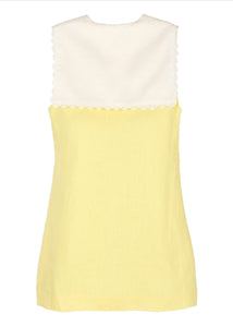 Valentina Mini Dress in Limoncello