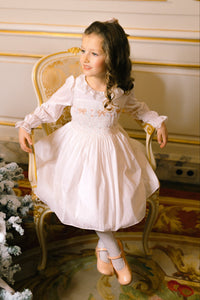 Marie Antoinette White Smocked Dress