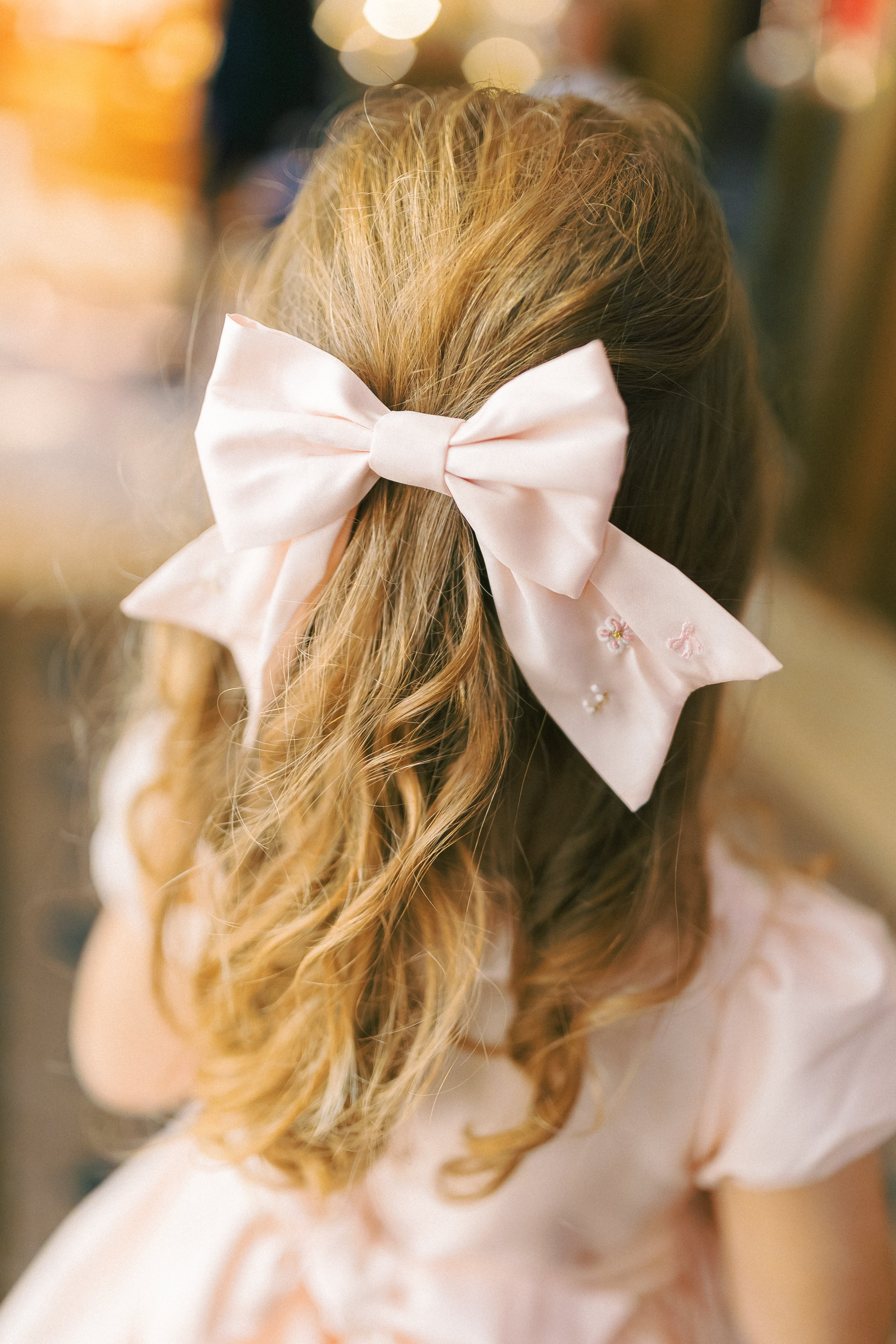 Aurelia Pink Hair Bow