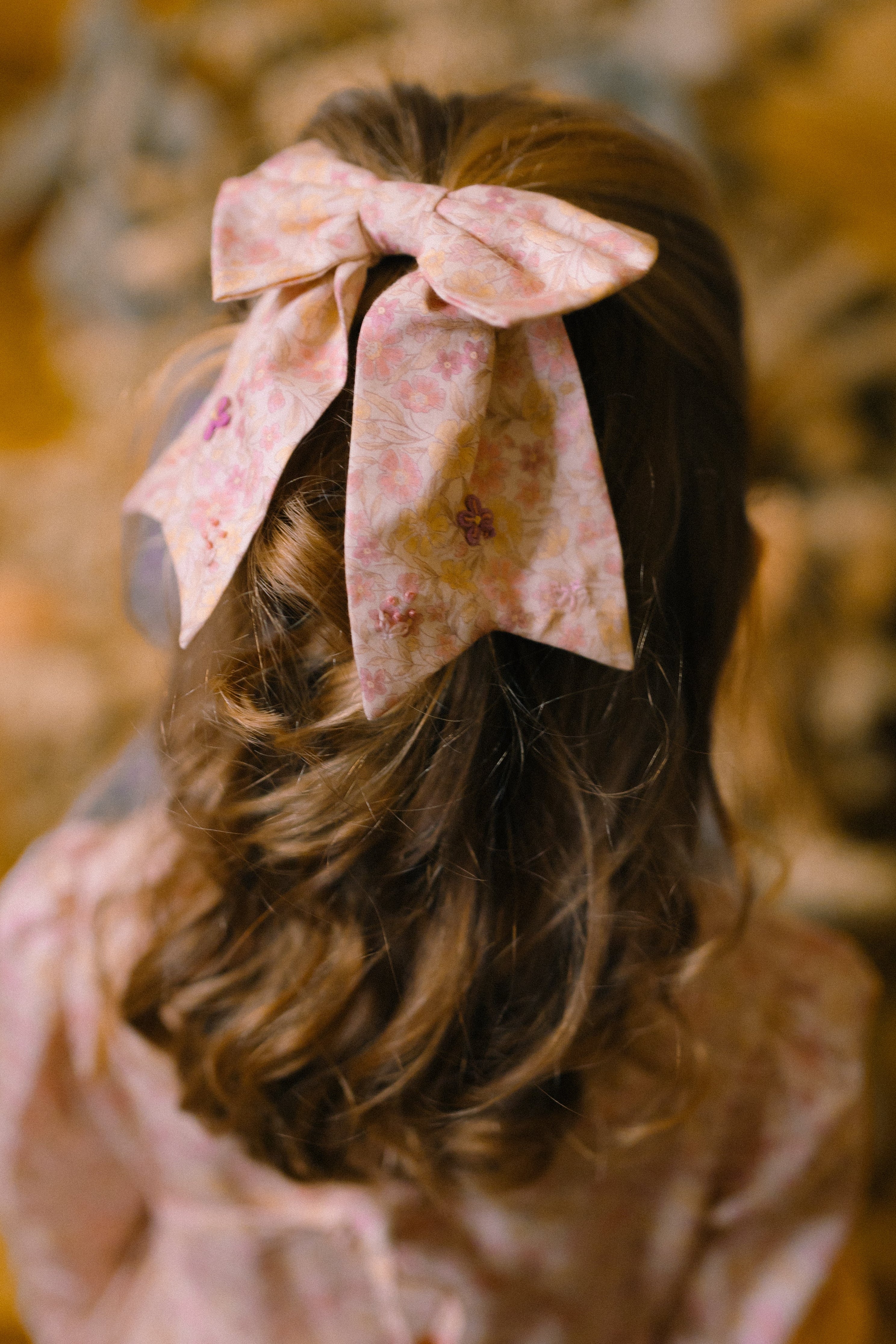 Aurelia Pink Purple Hair Bow