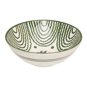 Flor Very Large Green Serving Bowl