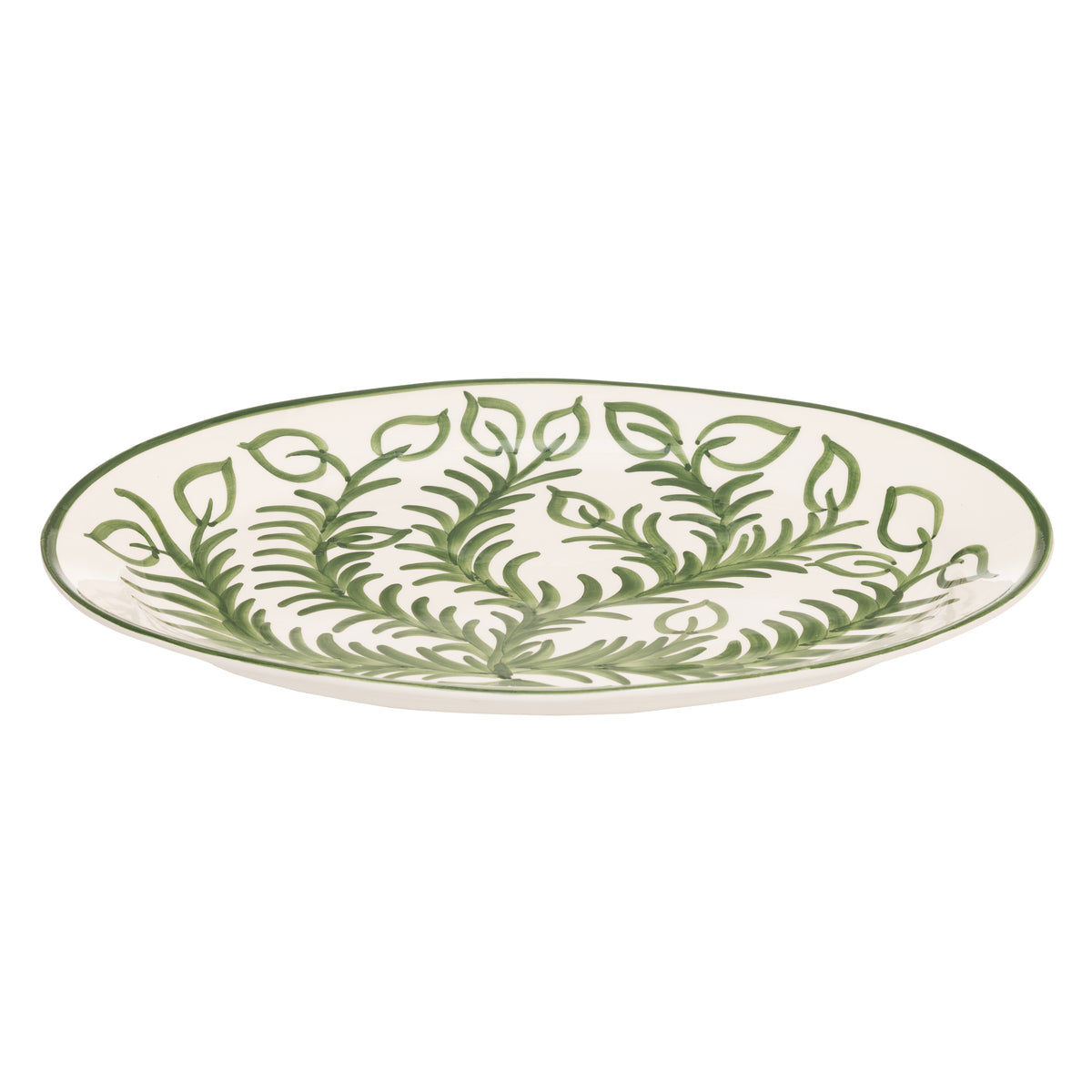 Large Green Vina Platter