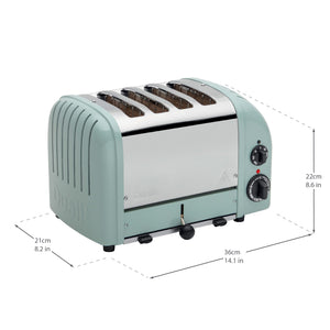 4 Slot Classic Toaster in Eucalyptus