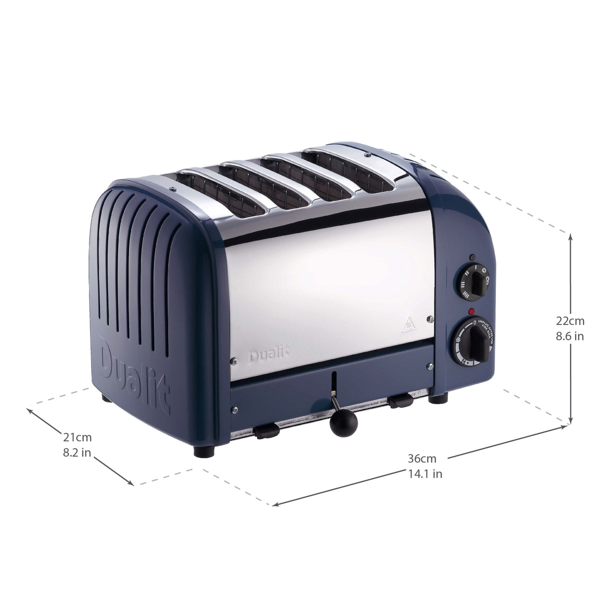 4 Slot Classic Toaster in Lavender Blue