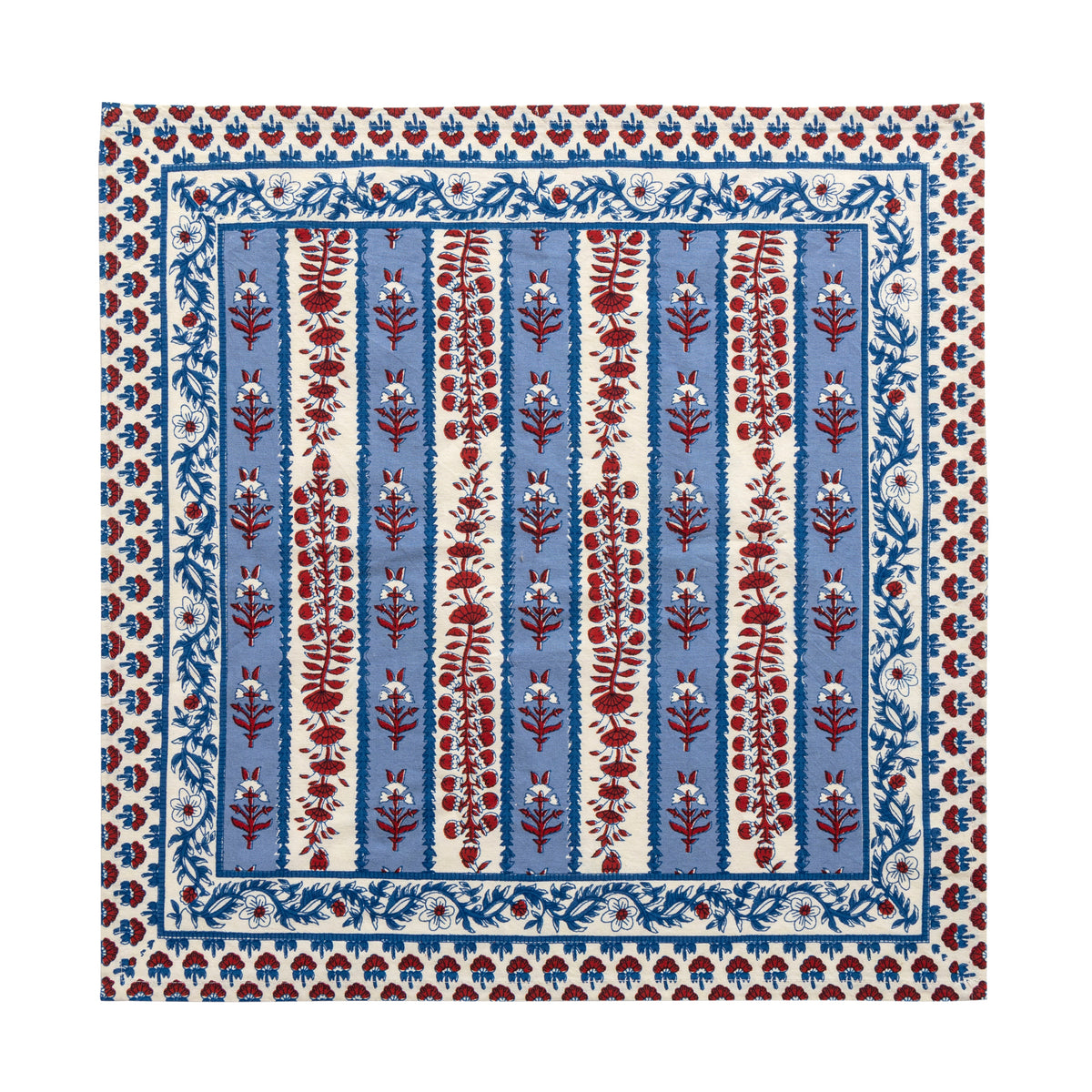 Avignon Napkins Red & Blue, Set of 6