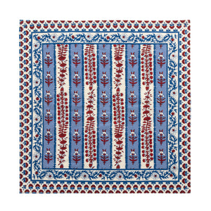 Avignon Napkins Red & Blue, Set of 6