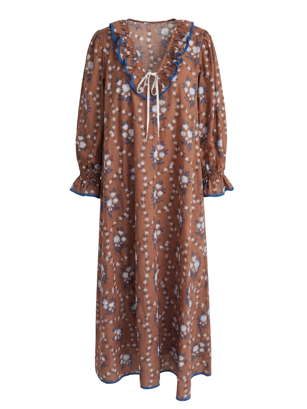 House Dress in Marigold Honey Floral