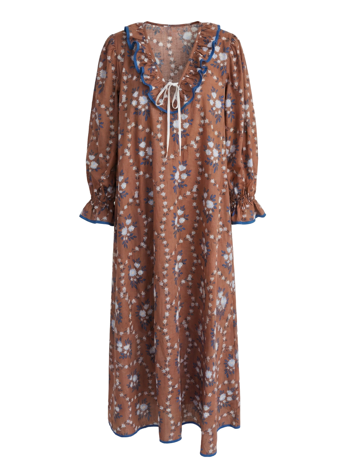 House Dress in Marigold Honey Floral