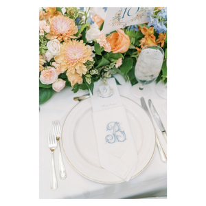 Custom Wedding Dinner Napkins
