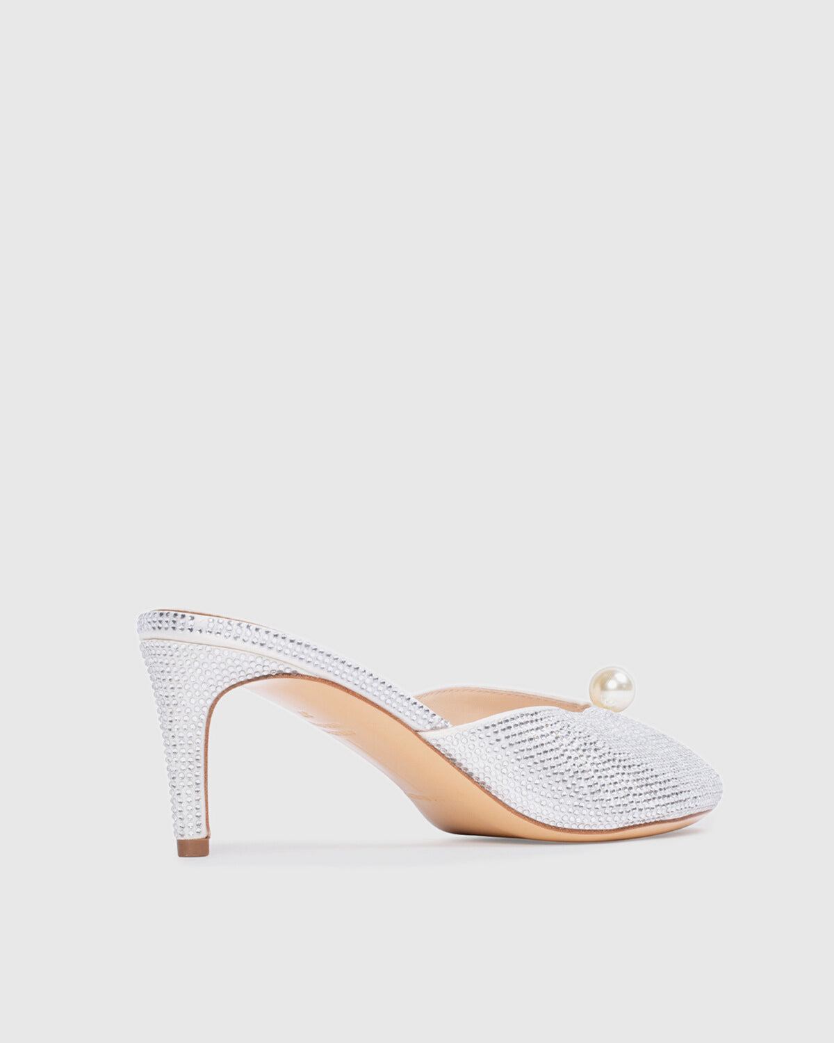 Veda 65 in White Satin Embellished