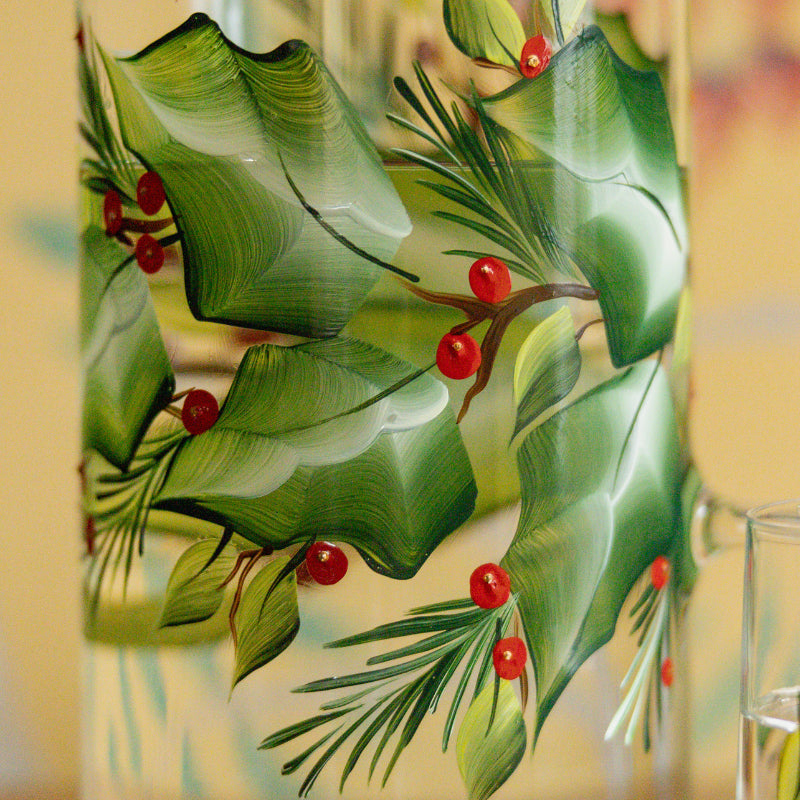 Holly Jug, Set of 6