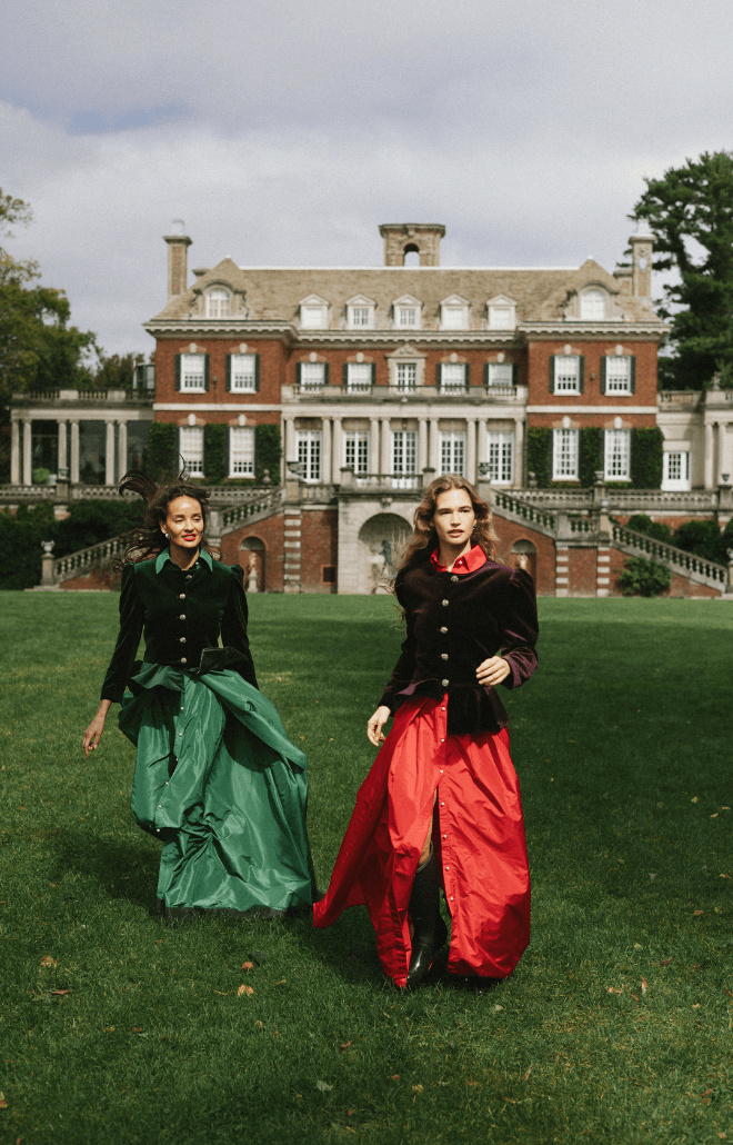 Beatrice Foret in Green