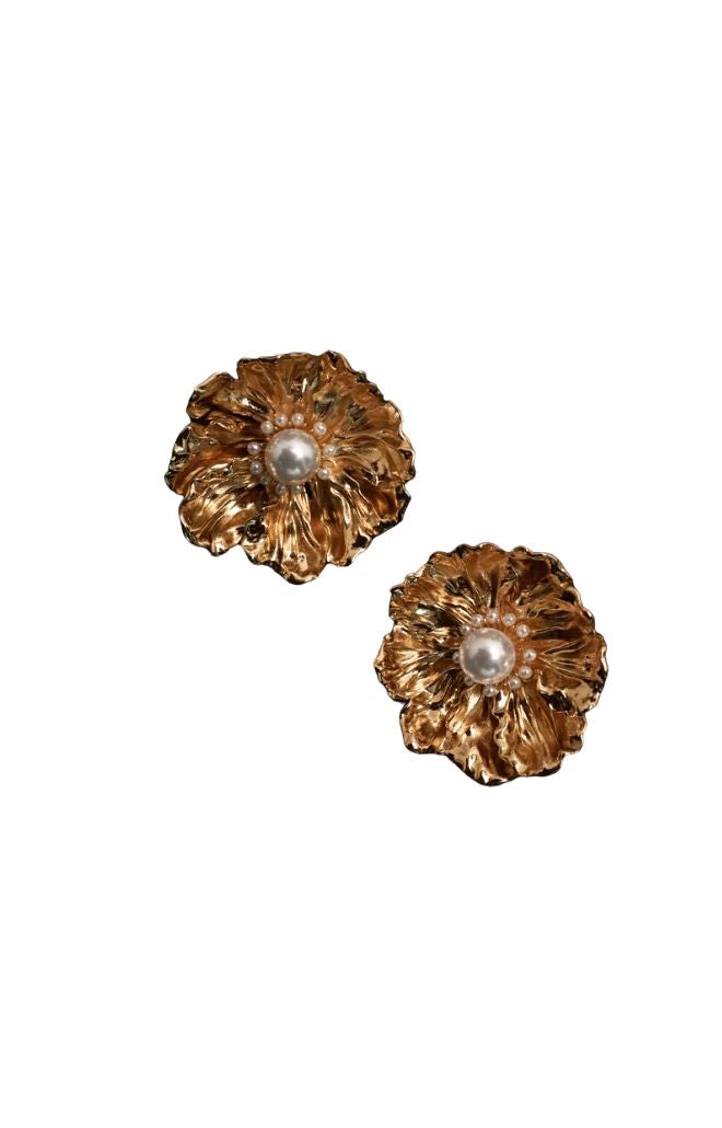 V. Chapman x Kristopher Brock Poppy Post Earring in Gold