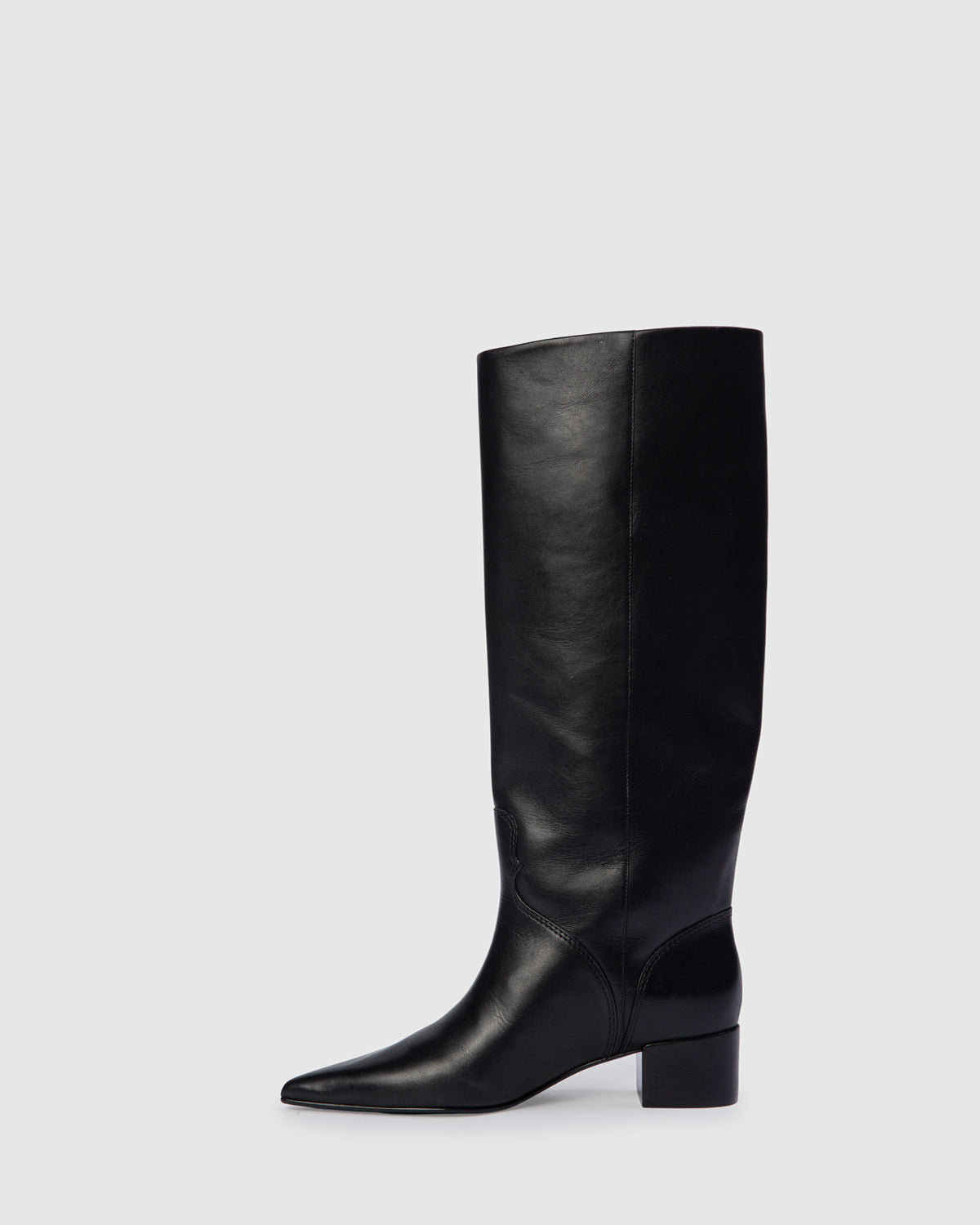 Alba 45 Boot in Black Leather