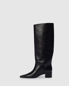 Alba 45 Boot in Black Leather