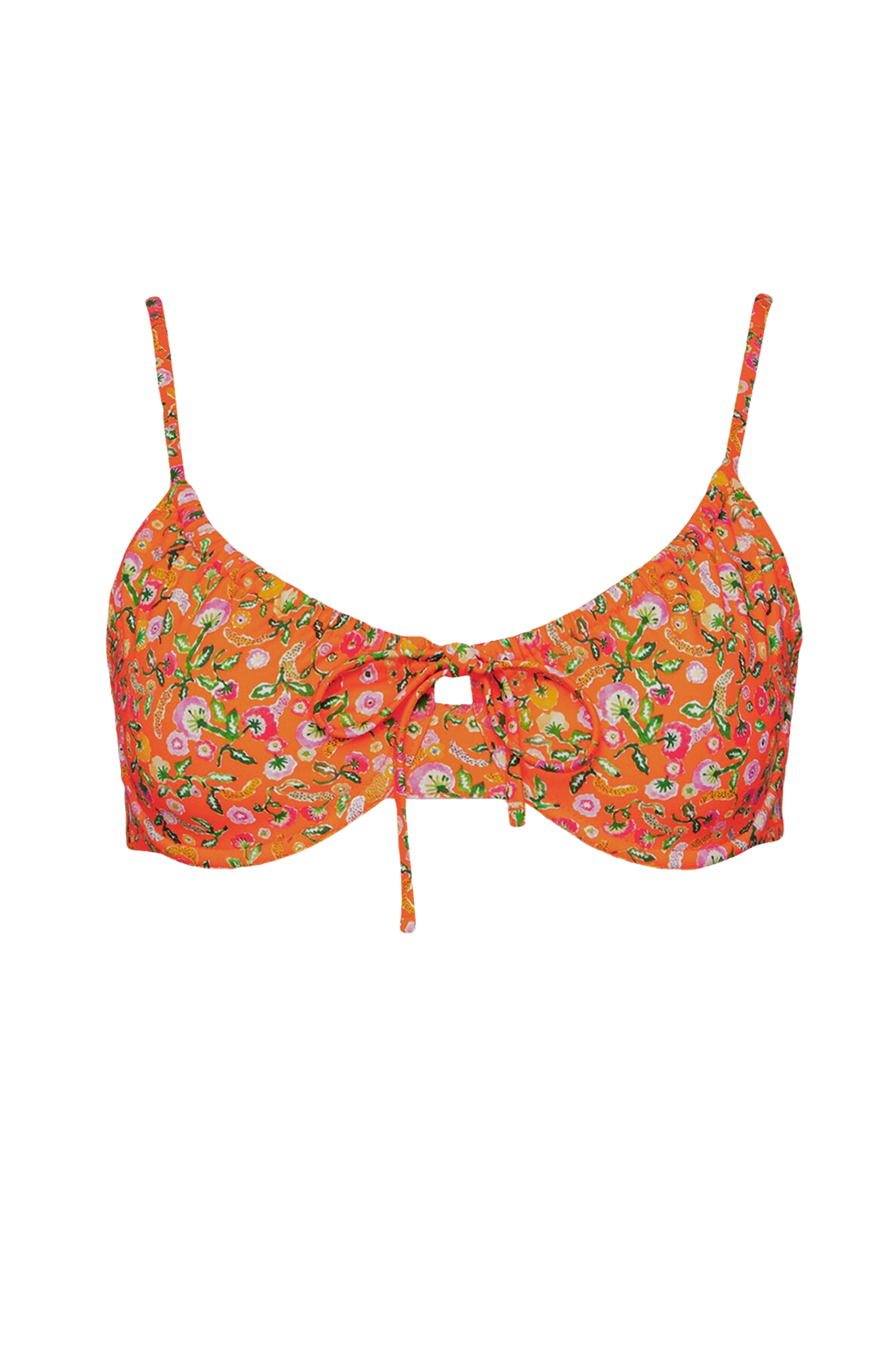 The Emily Top in Tangerine Tango