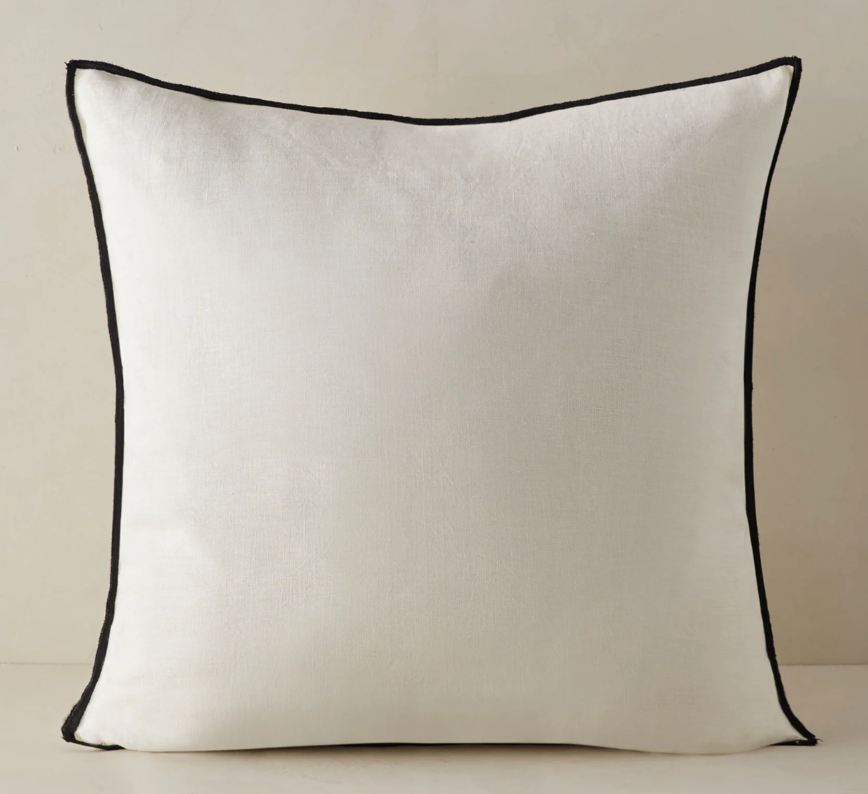 Carys Contrast Linen Pillow