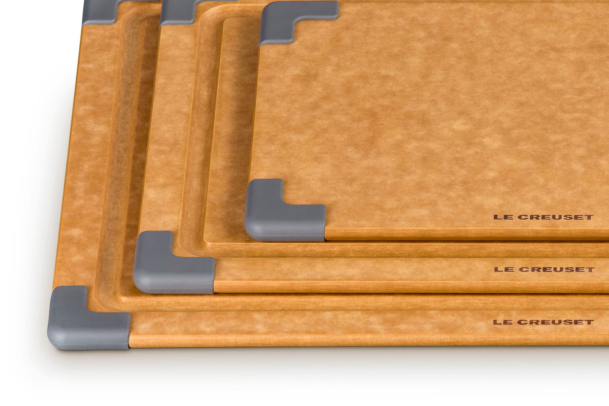 Le Creuset Set of 3 Paper Fiber Cutting Boards, , Oyster