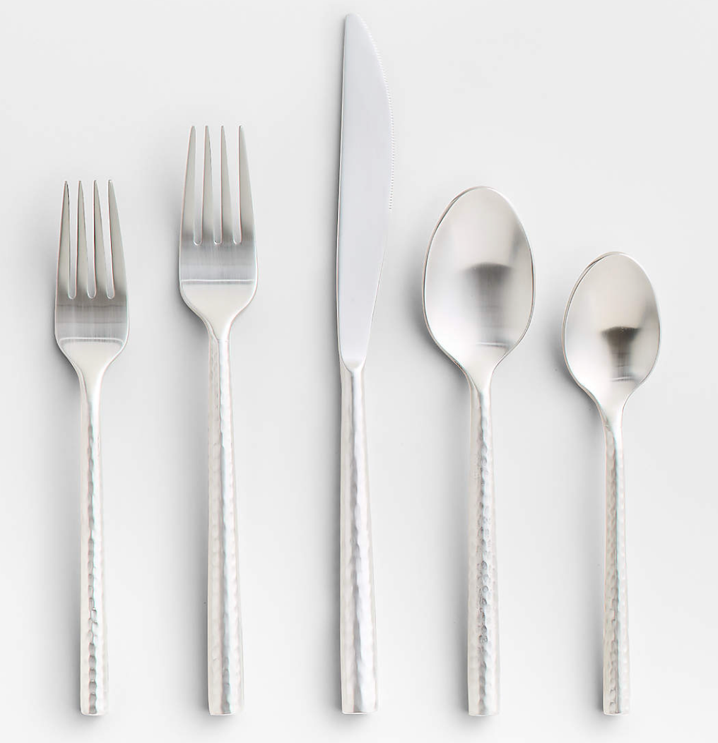 Boulder Satin 5-Piece Flatware Place Setting