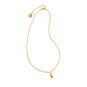 Meadow Lily Charm Necklace in Gold