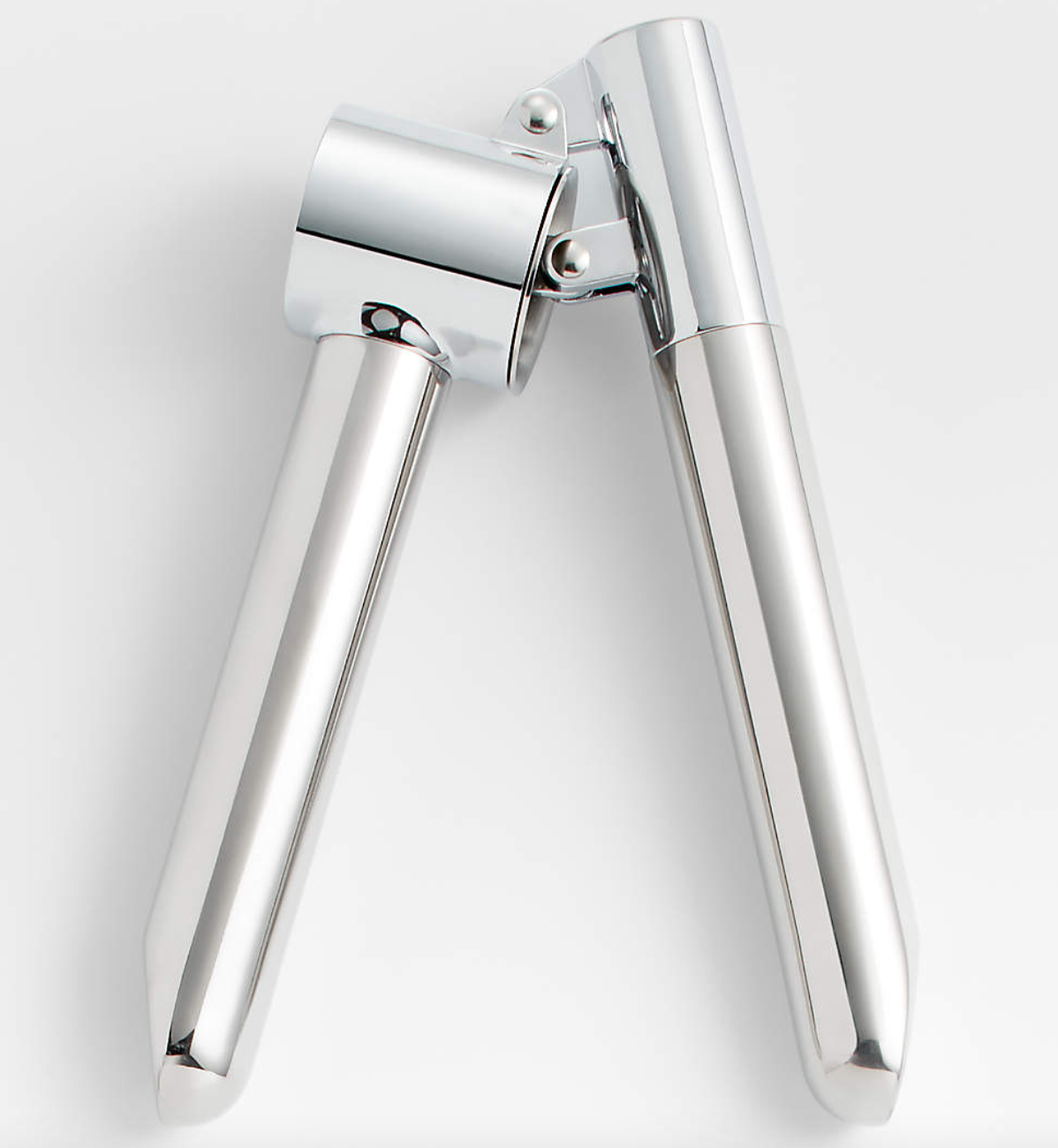 Crate & Barrel Stainless Steel Garlic Press