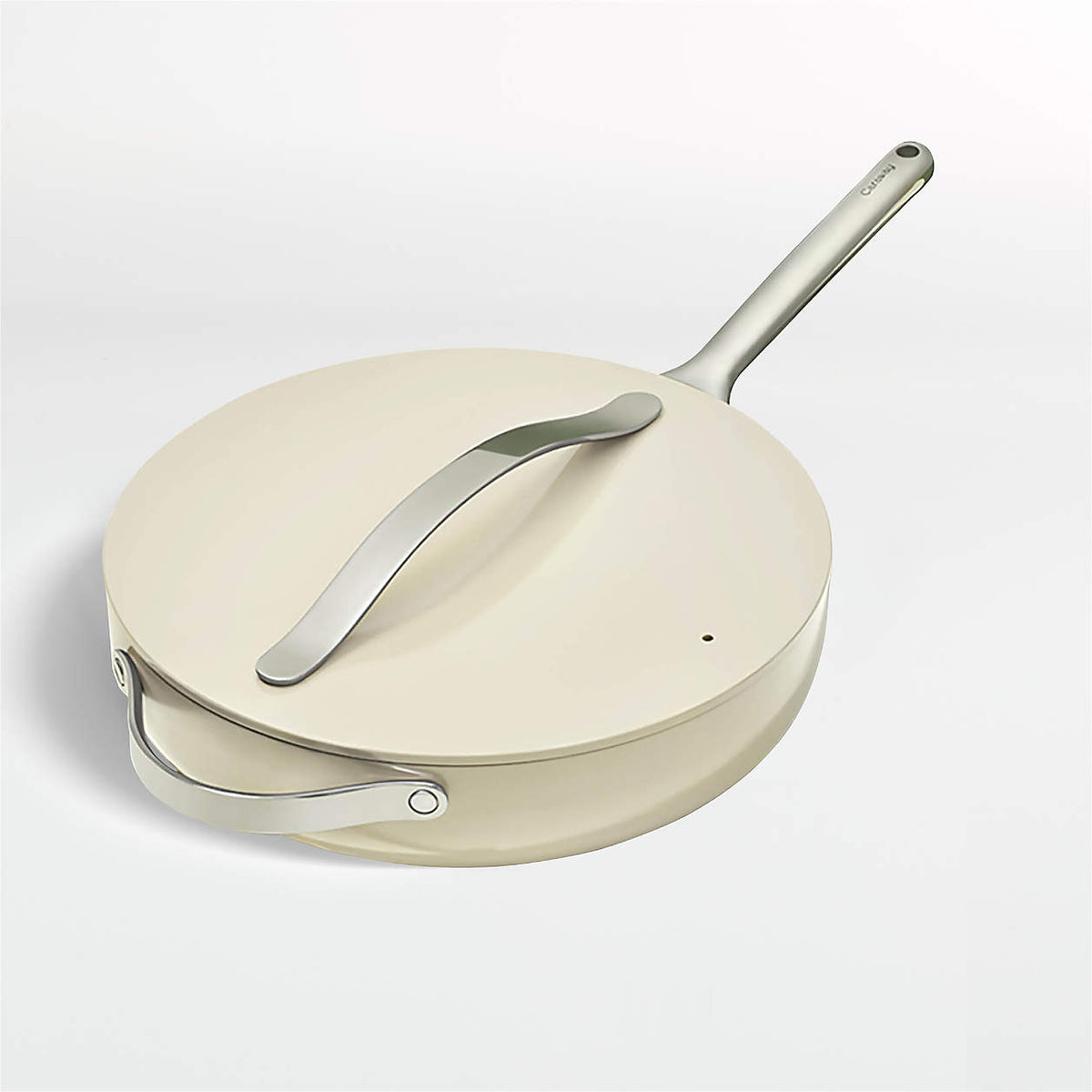 Caraway ® Cream Non-Stick Ceramic Sauté Pan