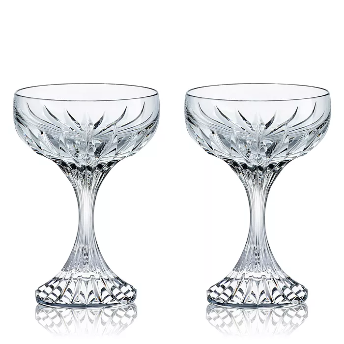 Baccarat Massena Champagne Coupe, Set of 2