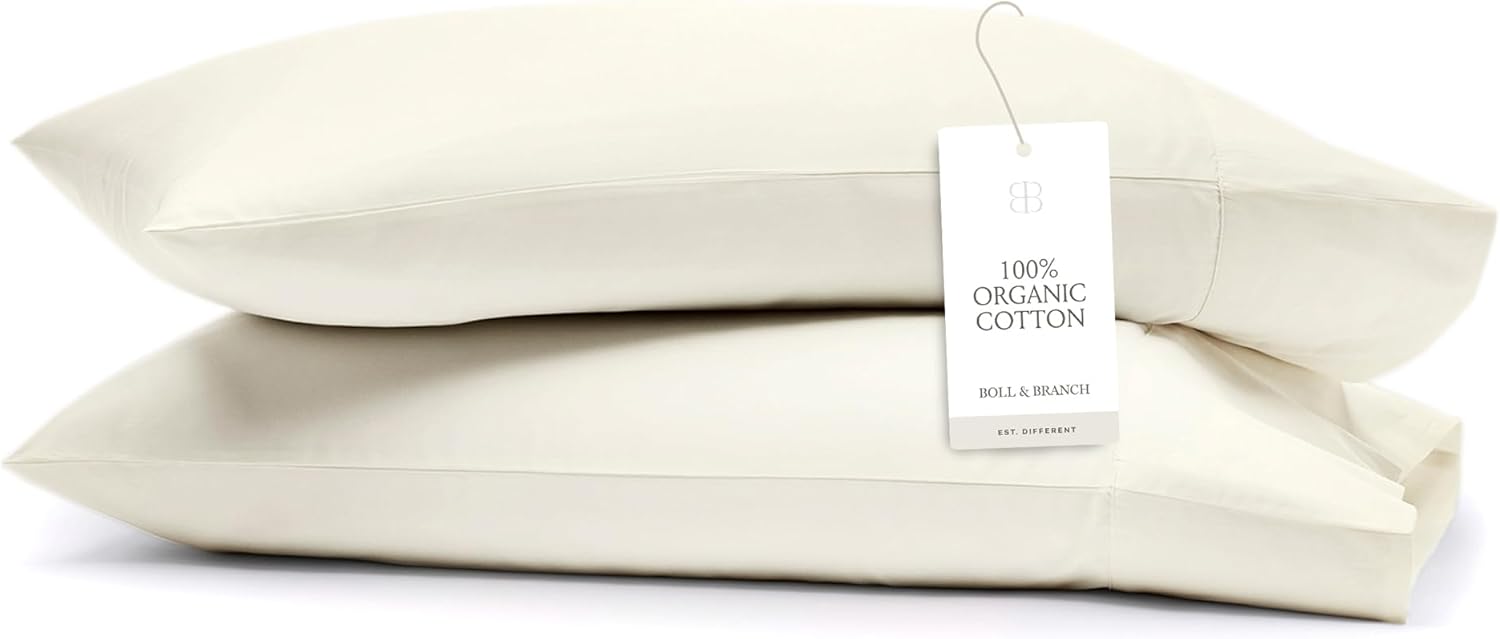 Boll & Branch Signature Hemmed King Pillow Case Set