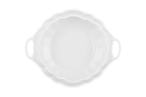 Le Creuset Pumpkin Serving Bowl, 4 qt., White