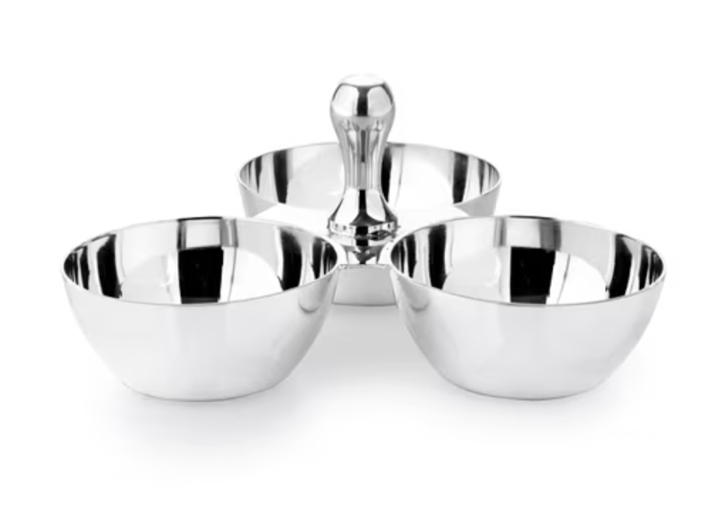 Silver-Plated Trio Serving Dishes