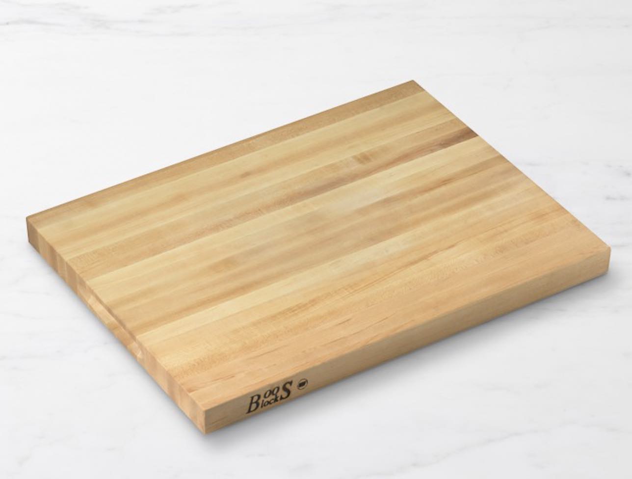 Boos Edge-Grain Rectangular Cutting Board, Maple (Large)