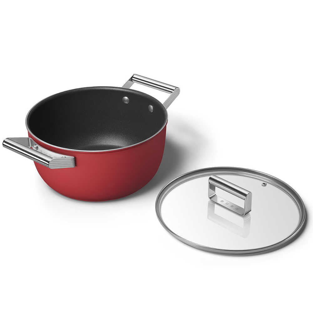 Nonstick Casserole Pan in Red