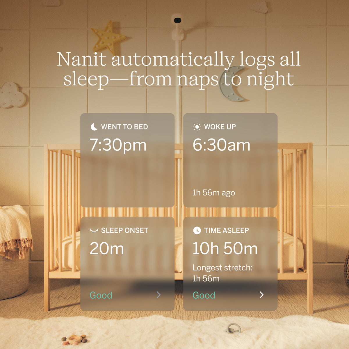 Nanit Pro Smart Baby Monitor & Floor Stand